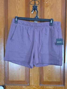 Eddie Bauer Mauve Athletic Knit Shorts
